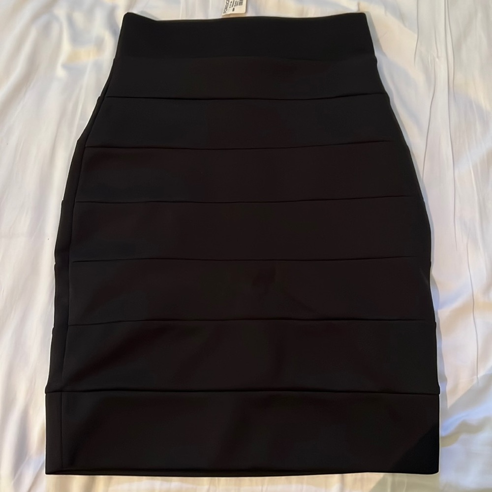 High waist mini skirt